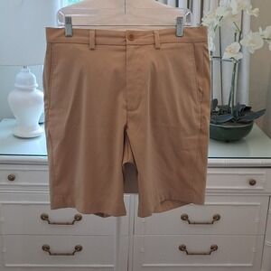 Brooks Brothers Mens Advantage Performance Shorts Flat Front Zipper Size 34 NWOT